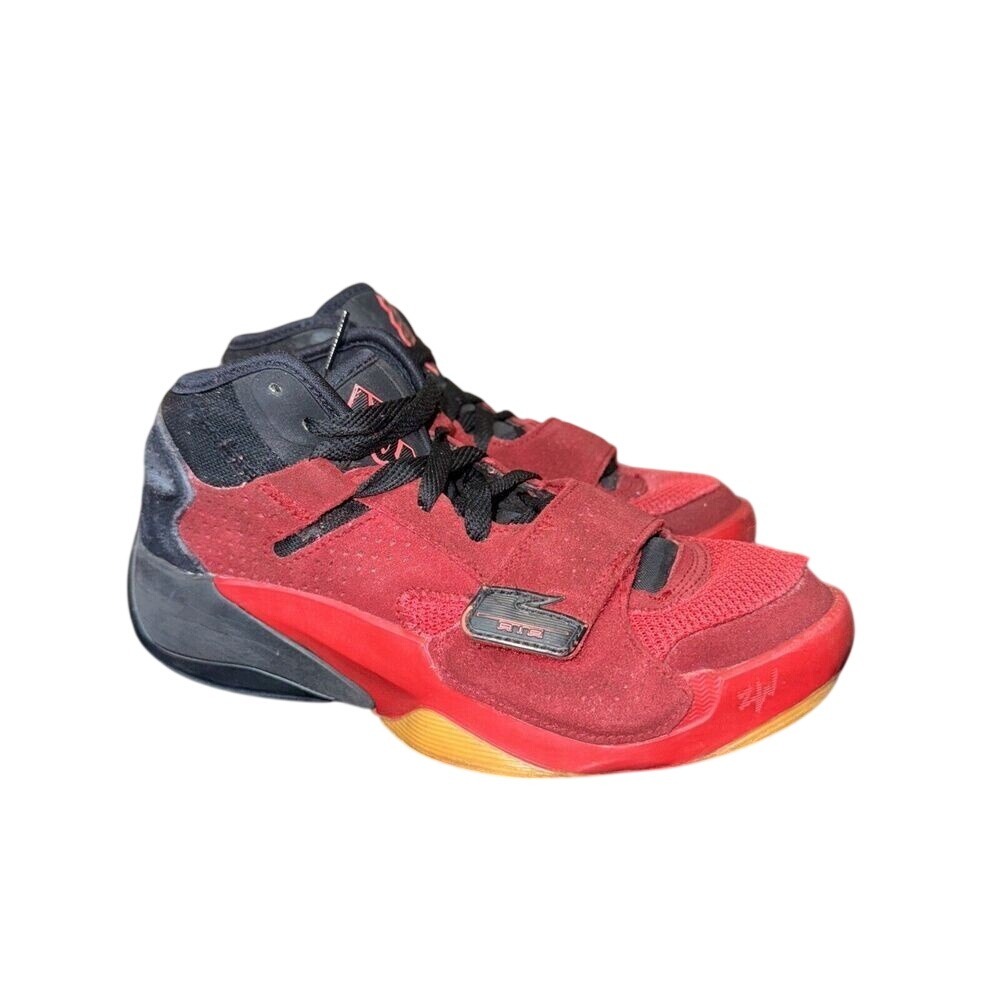 Nike Air Jordan Zion 2 Red Black DV2463-600 GS‎ Kids Size 4Y Basketball Shoes